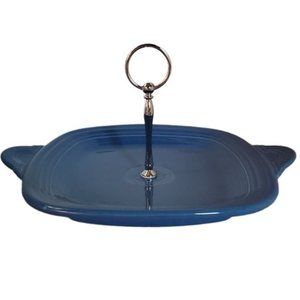 Fiestaware Fiesta Single Tier SERVING Server Plate Dish Plater Lapis CERAMIC